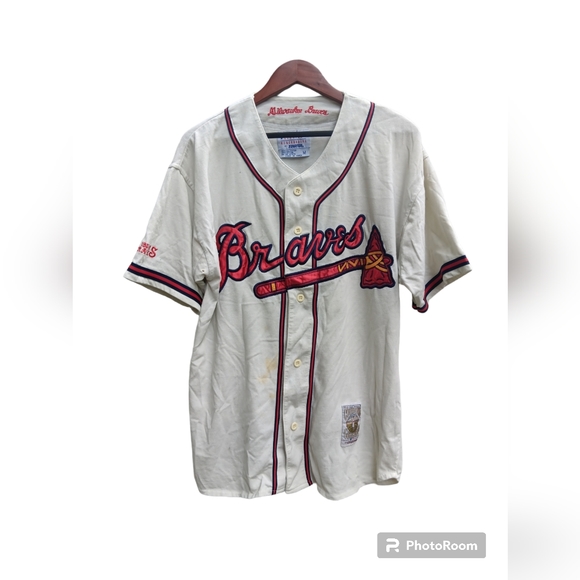 STARTER White and Red Men's Jersey - Picture 1 of 11